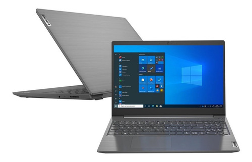 Laptop Lenovo V15 Intel Celeron 15.6 8gb Ram 256gb W10h +kit (Reacondicionado)