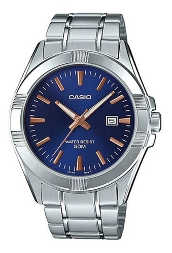 Reloj Casio Sumergible 50 Mts. Mtp 1308 De Hombre Colores