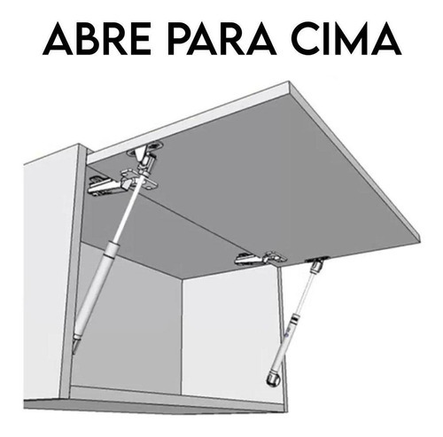 Pistão A Gás Mini 155mm 80n 8kg Para Porta De Armário Xf