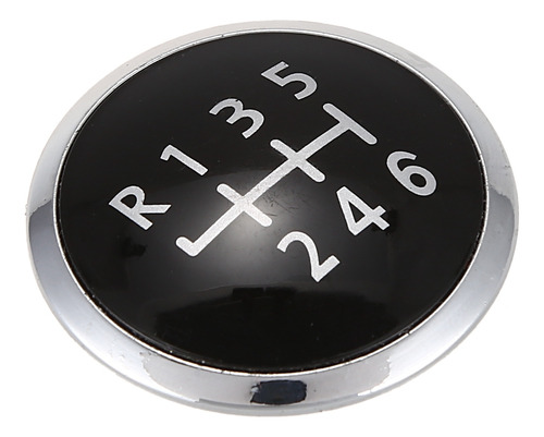 6 Speed Gear Shift Knob Emblem Badge Capa Para Transporte