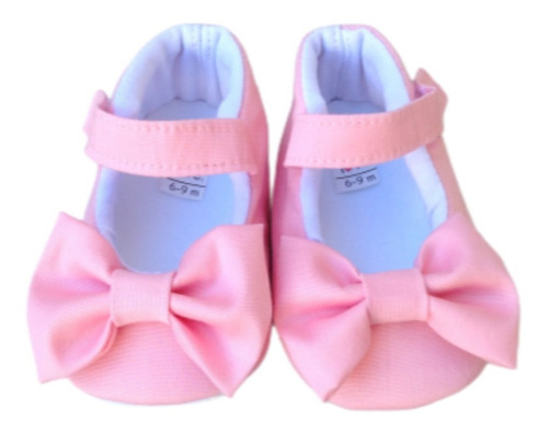 Zapato Para Bebé Tipo Mercedita Rosa