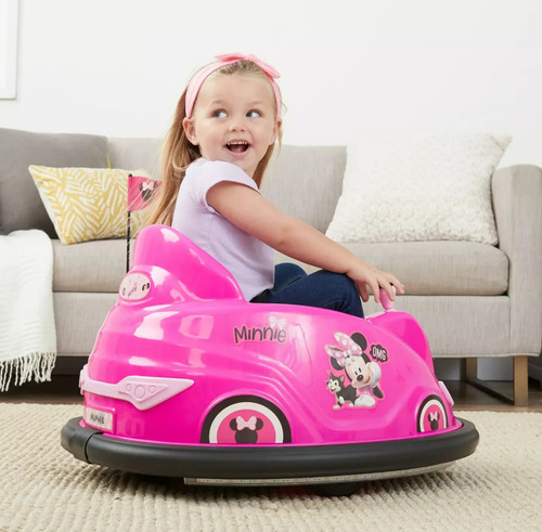 Carrito Chocón Disney Minnie Mouse 6v Bumper Car