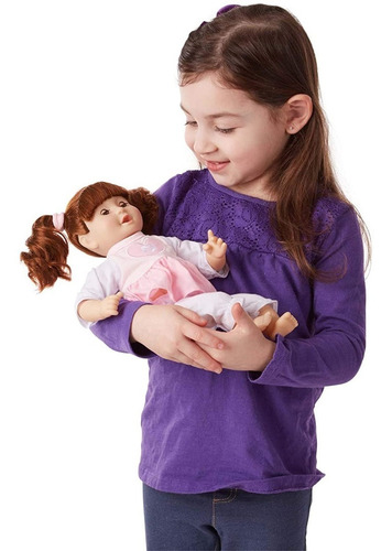 Muñeca Bebe Brianna Con Chupon Melissa Doug