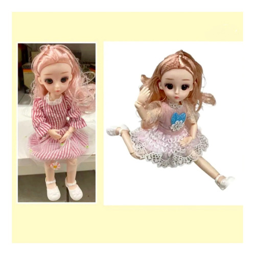 Muñecas Articuladas Bjd 30 Cm X4 Unidades