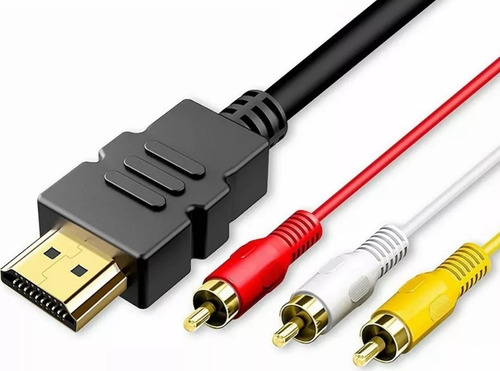 Kdca Cable Hdmi A Rca, 1080p Hdmi Macho A 3-rca Audio Video Av Componente Convertidor Cable Adaptador Para Hdtv