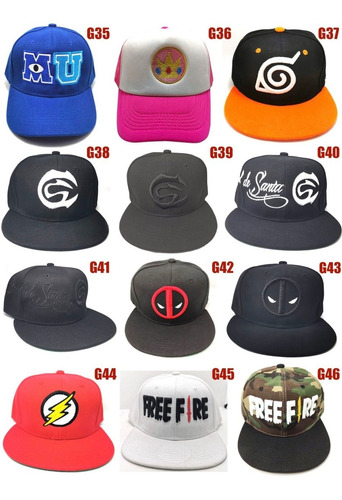 Imagen 2 de 9 de Gorras Snapback Mayoreo 20 Piezas A Elegir Envío Gratis