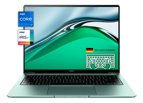 Laptop Huawei Matebook 14s Core I7-11va 512gb Ssd16gb Qwertz Color Verde