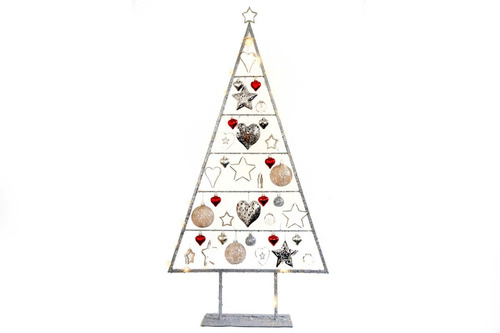 Arbol Navidad Metal Pino Navideño Tendencia 105cm Deco