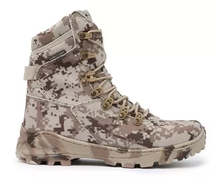 Bota Coturno Tatico Multicam Digital Desert Areia Acero