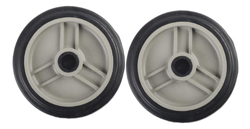 2 Ruedas Para Compresor De Aire (tornillos No 4 Pulgadas