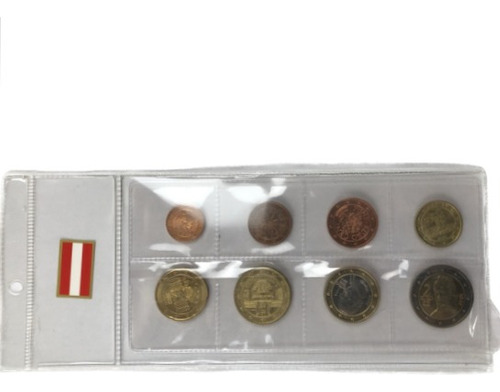 Euro Áustria 1 Cent A 2 Euros Ano 2006 - Lindas (Usado)