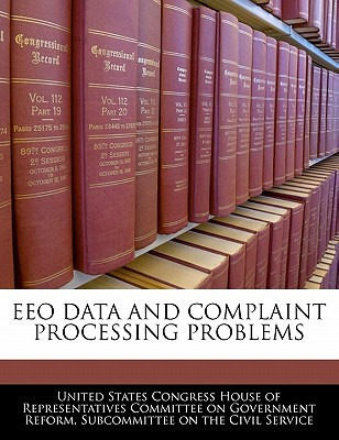 Libro Eeo Data And Complaint Processing Problems - United...