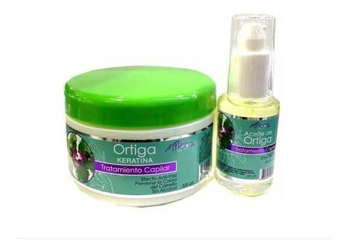 Crema De Ortiga 300g Mflora + Aceite De Ortiga 30ml