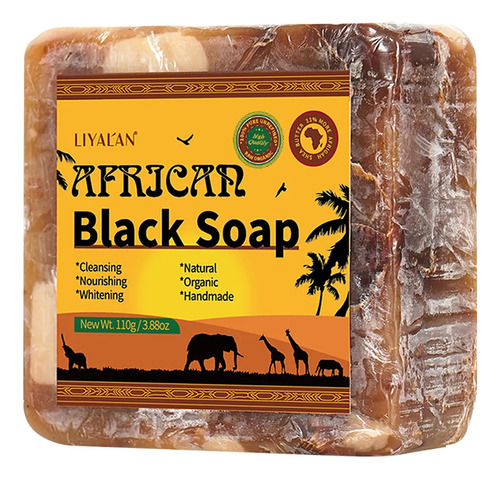 Jabón Negro Africano Jabón De Baño Limpiador Corporal Jabón