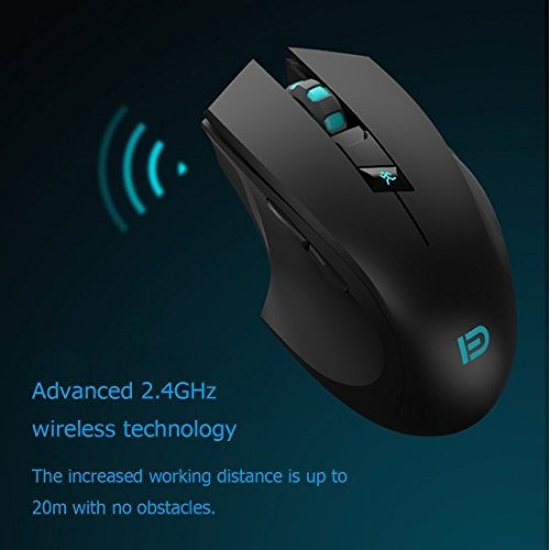 Granvela C20 2,4 Ghz Gaming Inalámbrico Mouse 2400 Dpi, 7 Bo
