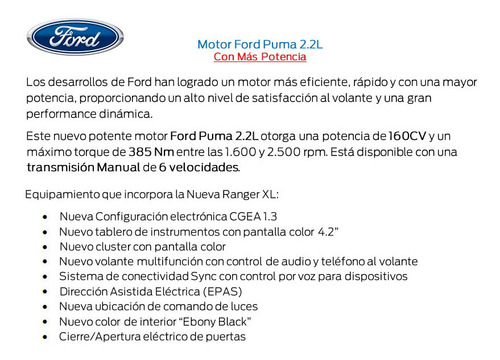Ford Ranger 2.2 Cs Xl Tdci 150cv 4x4