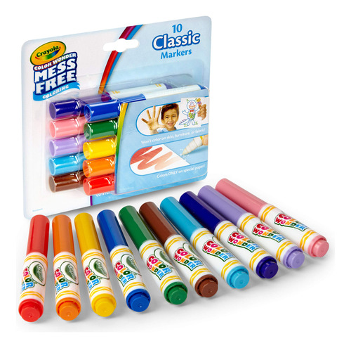 Crayola Color Wonder - Marcadores Para Colorear Sin Ensucia.