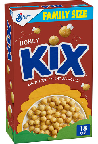 Honey Kix Cereal De Desayuno De Grano Entero, Cereal De Maiz