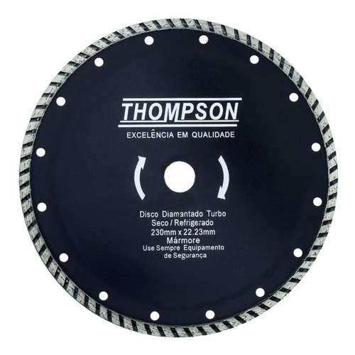 1 Disco Diam. Thompson Turbo _230mm - 9 Poleg. Fera 3545