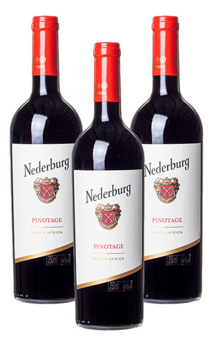 Vinho Nederburg Pinotage 750 Ml Kit 03 Un
