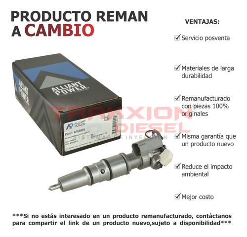 Inyector Diesel I313 Dt466 Maxxforce Navistar 2006 210-285hp (Reacondicionado)