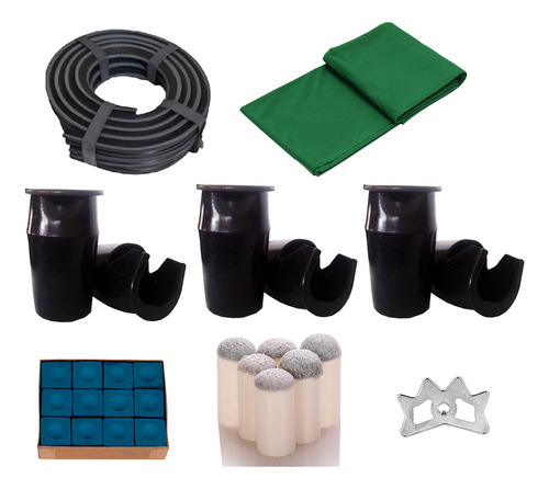 36 Buchacas Para Mesa De Billar Red O Lisa