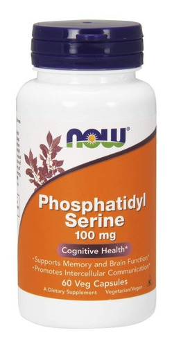 Now Phosphatidyl Serine Suplemento Memoria Aprendizaje 100mg