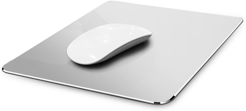 Mouse Pad De Aluminio Y Metal Para Juegos Y Oficina 23x18cm