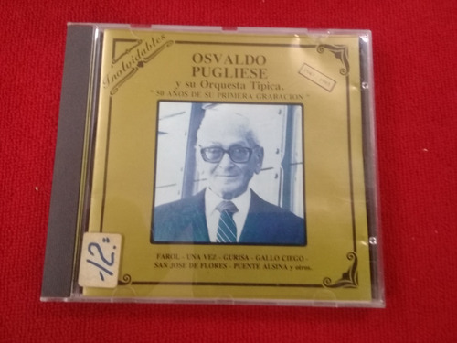 Osvaldo Pugliese  - Pugliese Y Su Orquesta Ino - Canada  A58