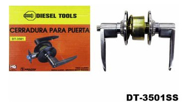 Cerraduras Maneta Seguro/ Llave (platiada) Diesel Tools 