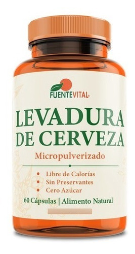 Levadura De Cerveza 60 Cápsulas Vegetales