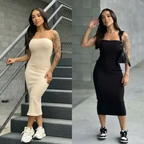 Comprar Kit 2 Vestido Midi Tomara Que Caia Elangânte Festa Ousadia