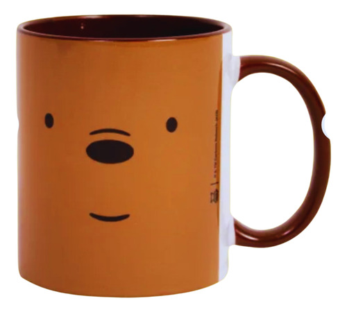 Caneca Cartoon Network Ursos Sem Cursos Pardo 325ml