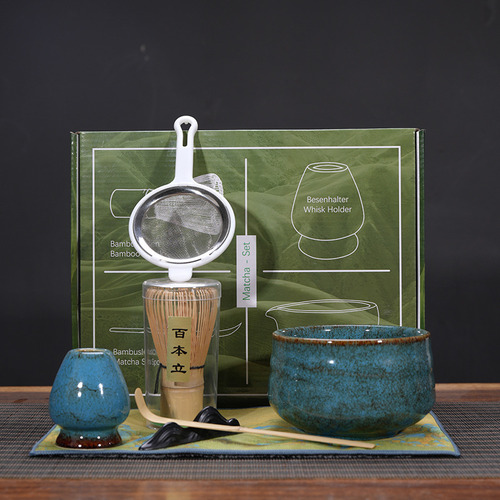 Set 7 Batidor Tazón Herramientas Juego De Té Matcha Japoné