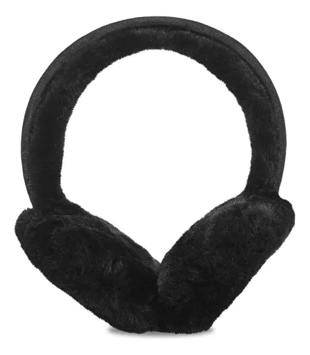 Earmuffs Ugg Water Resistant Sheepskin Black Women