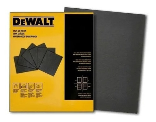 Pack De Lija Dewalt De Grano 60 Grueso X 100 Unidades