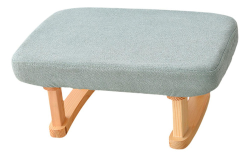 Reposapiés Pequeño, Taburete Otomano, Taburete Verde Claro