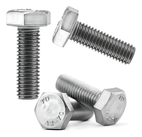 Parafuso M5x25 Sextavado Inox Rosca Inteira M5 X 25 - 50un