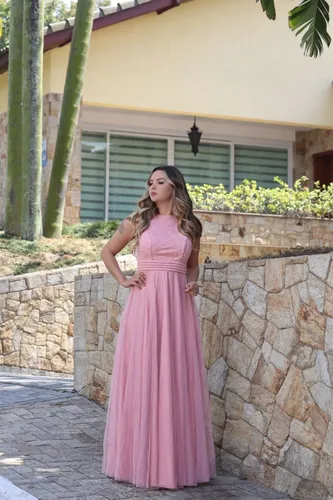 Vestido de hotsell madrinha evase