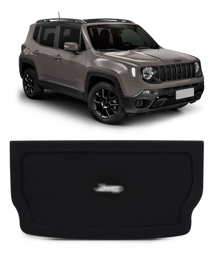 Tampão Do Porta Malas Jeep Renegade 2020 2021 Preto Bagagito