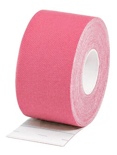 Fita Kinesio Tape Bandagem Elástica Adesiva Premium 5 Metros Cor Rosa