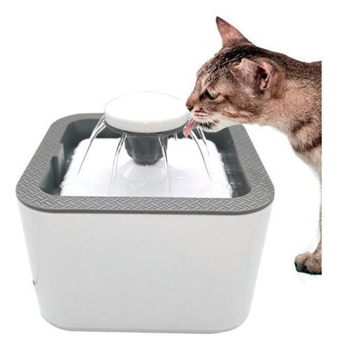 Fuente De Agua Automática Para Gato Bebedero Pileta Mascotas