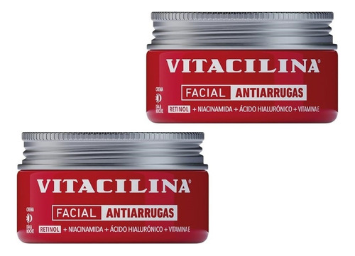 Vitacilina Facial  Antiarrugas Piel Madura Pack 2 Piezas