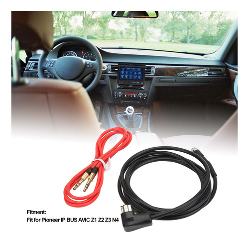 Adaptador De Entrada Auxiliar Colocar Cabo De Rádio De Carro