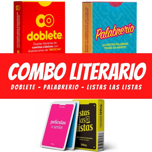 Combo Doblete Palabrerio Listas Las Listas- Palabras Tinkuy