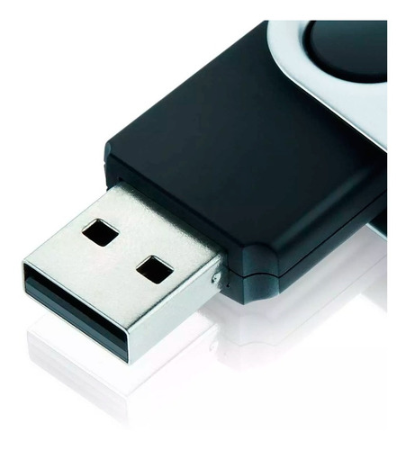 Pendrive Multilaser Twist PD590 64GB 2.0 preto e prateado