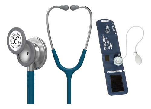 Fonendoscopio Littmann Classic Ill + Tensiometro Welch Allyn