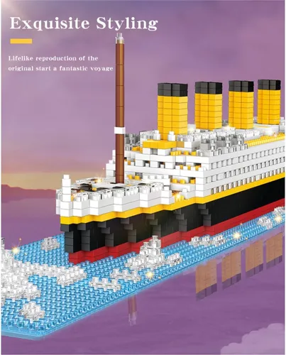 Titanic Micro Mini Juego De Bloques De Construcción 1860 Pc