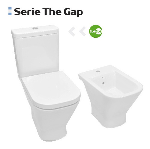 Juego De Baño The Gap X 3 Pzas + Asiento Amortiguado Ahora12