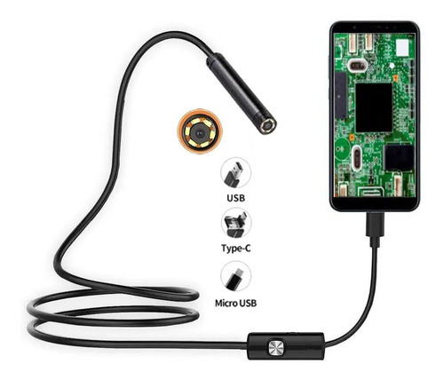 Camara Endoscopio Usb Micro Usb Android Pc - Ver Video -